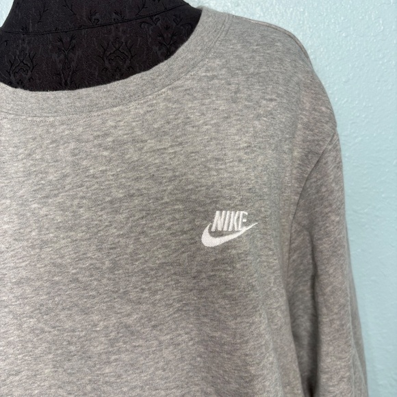 Nike Plus Size Womens Grey Sweatshirt - Picture 4 of 11